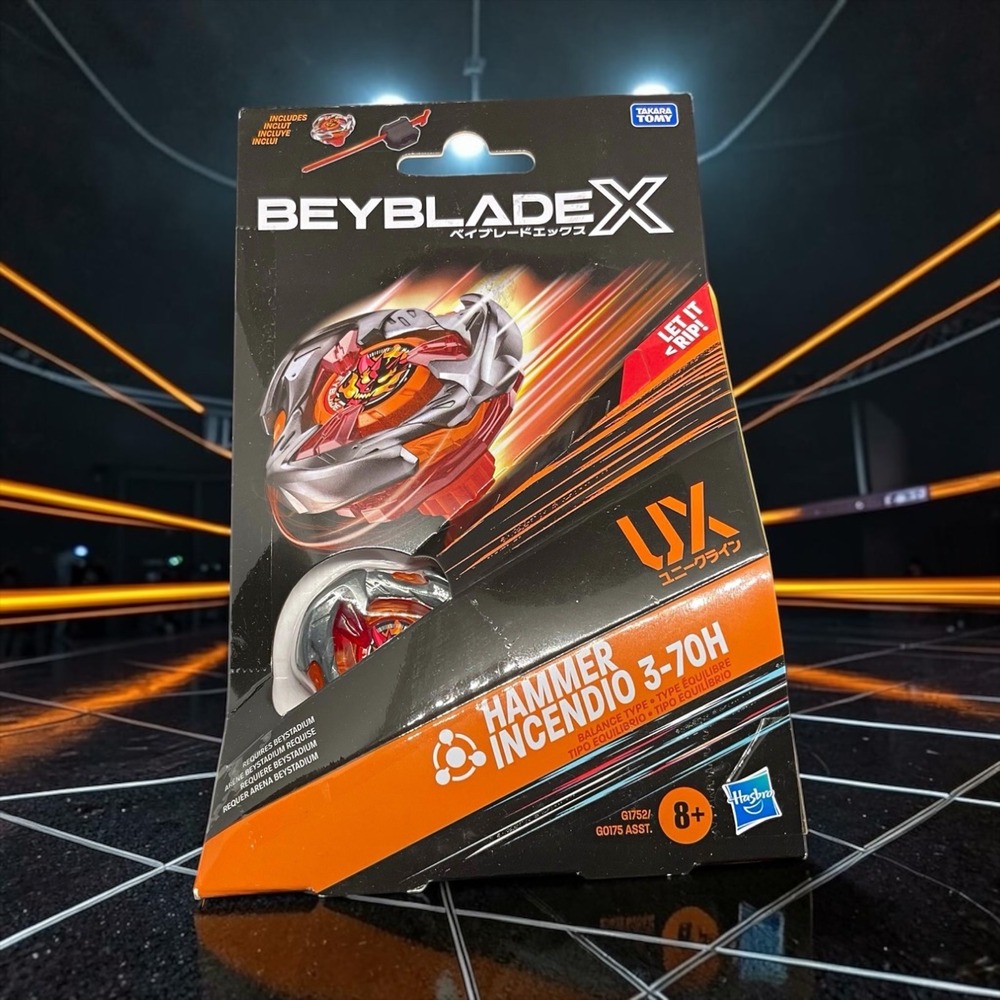 Hasbro Beyblade X UX Hammer Incendio 3-70H Balance Type Starter Set G1752 New